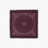 Small Headscarf Wine Red