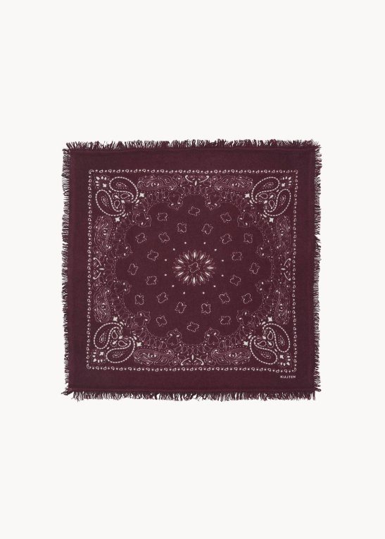 Small Headscarf Wine Red